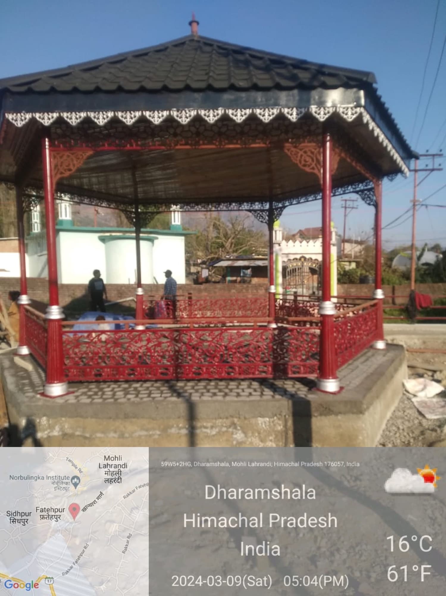 Ornamental cast-iron pavilion, Dharamshala