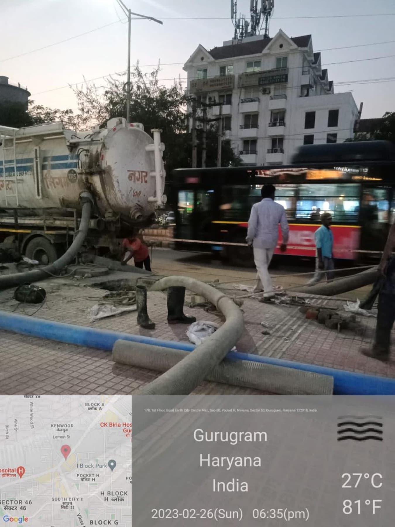 Mechanized Sewer Lining & Desilting — 1800 mm